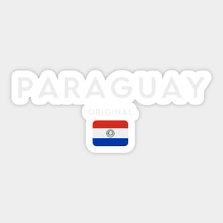 Paraguay flag, paraguayan flag Sticker